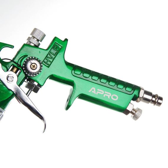 Краскораспылитель HVLP-Mini Ø0,8мм в/б пласт. 100мл APRO | Зображення 2