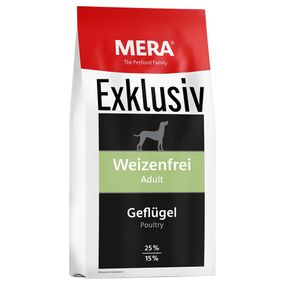 Сухий корм із птицею для собак Mera Exklusiv Weizenfrei Adult Geflugel, 15 кг