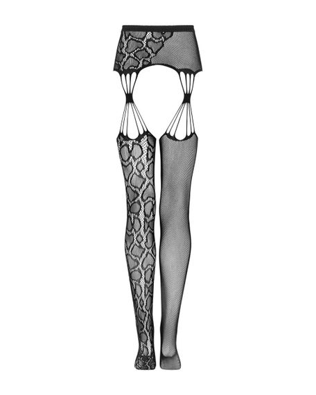 Еротичні колготки-бодістокінг Obsessive Garter stockings S821 S/M/L sexstyle | Зображення 5