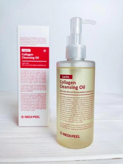 Гидрофильное масло Medi-peel Red Lacto Collagen Cleansing Oil 200 ml | Зображення 1