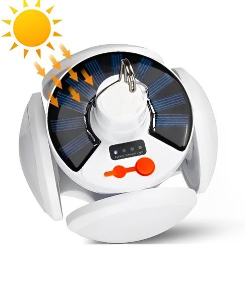 Ліхтар-лампа акумуляторна BL 2029 + SOLAR на сонячній батареї з USB зарядкою | Зображення 2