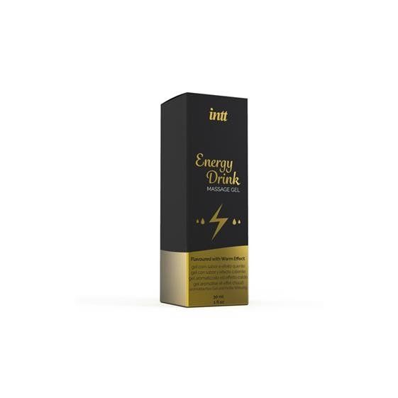 Гель для масажу - Intt Energy Drink Massage Gel, 30 мл