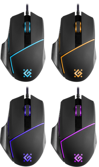 Миша Defender Warfame GM-880L RGB, 8 кнопок,12800 dpi (52880) | Зображення 2