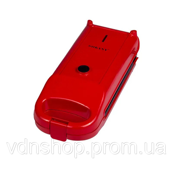 Мультипекарь 6 в 1 Sokany SK-BBQ-836 700 Вт антипригарное покрытие Красный | Зображення 2