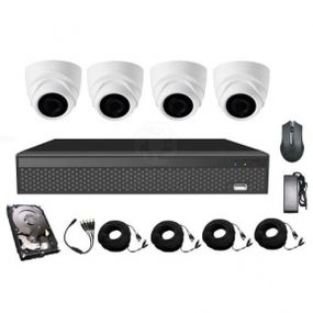 Комплект видеонаблюдения CoVi Security AHD-4D 5MP MasterKit  HDD500