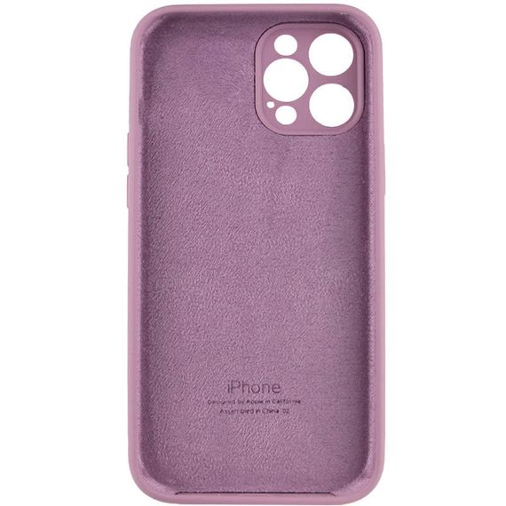 Чехол Silicone Case Full Camera Protective (AA) для Apple iPhone 12 Pro Max (6.7") Лиловый / Lilac Pride | Зображення 3