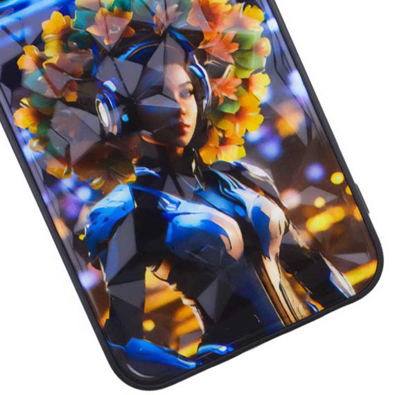 TPU+PC чохол Prisma Ladies для Xiaomi Redmi 12C / Poco C55 Cyberpunk | Зображення 1