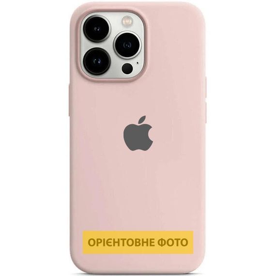 Чехол Silicone Case Full Protective (AA) для Apple iPhone 17 (6.3") Розовый / Chalk Pink
