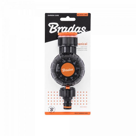 Механічний таймер поливу Bradas BLACK LINE ECO-38001 | Зображення 1