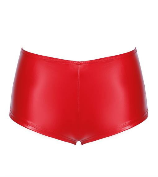 Шортики Noir Handmade F356 Powerwetlook shorts Червоний 3XL | Зображення 5