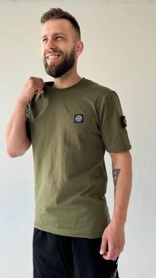 Чоловічий літній костюм Stone Island хакі | Зображення 8