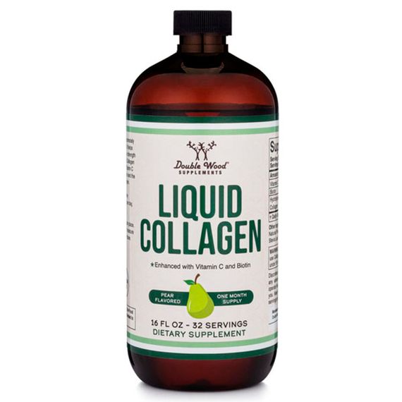 Колаген Double Wood Collagen Liquid with Vitamin C 480 ml /32 servings/ Pear