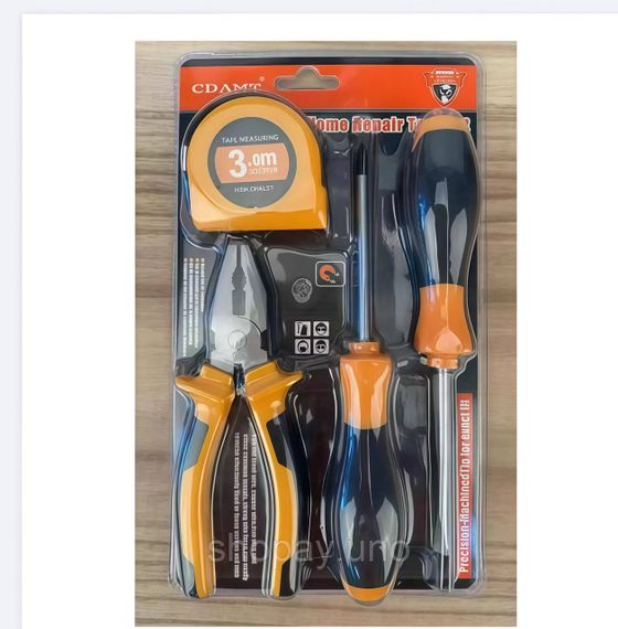 Набор инструментов для ремонта Tool Kit Set 13776-3 ∙ Мини-набор для ремонта и бытовых работ Tool Kit Set 13776-3