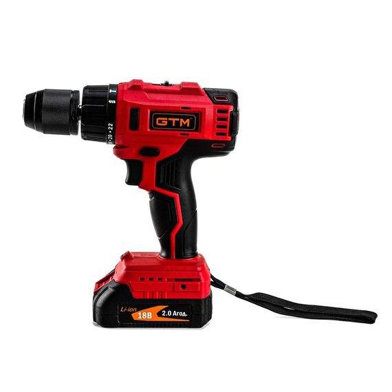 Шурупокрут акумуляторний з ударом GTM DSI18/60BL (60 Нм, 1.5-13 мм, BL, 18 В) | Зображення 2