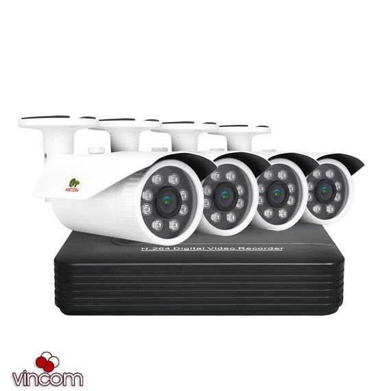 Комплект видеонаблюдения Partizan PRO AHD-35 4xCAM  1xDVR  HDD | Зображення 2