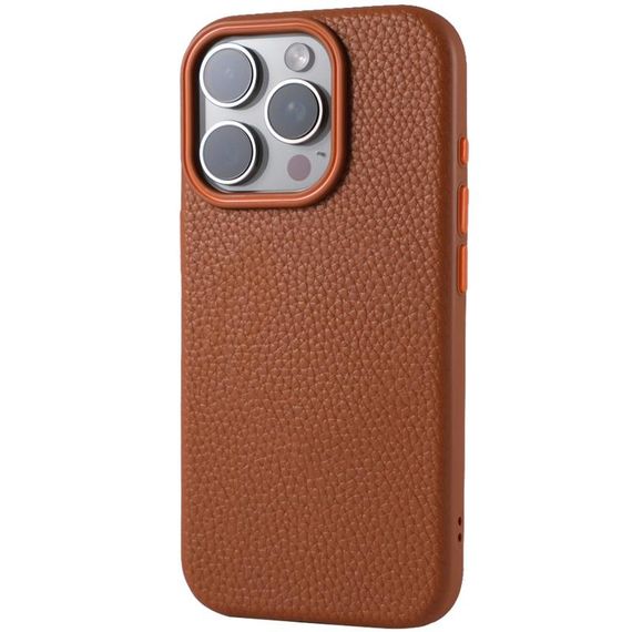Чехол Syndee with MagSafe для Apple iPhone 16e (6.1") Golden Brown
