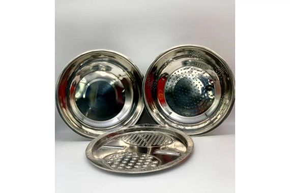 Багатофункціональний кухонний набір з нержавіючої сталі 3 в 1 Metal Basket Cutter | Зображення 6