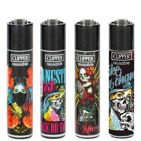 Clipper Газовая Зажигалка Коллекция  – “She Skull”