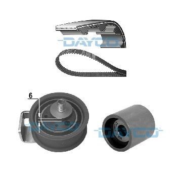 Ремень ГРМ компл. Audi A4/A6 / VW Passat 1.8 i/T 94-05, Dayco, KTB404,