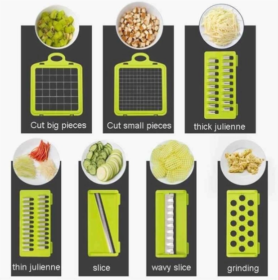 Ручна овочерізка – мультислайсер VEGGIE SLICER для подрібнення овочів та фруктів | Зображення 1