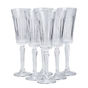 Набір келихів для шампанського 6 штук по 150 мл HP4162