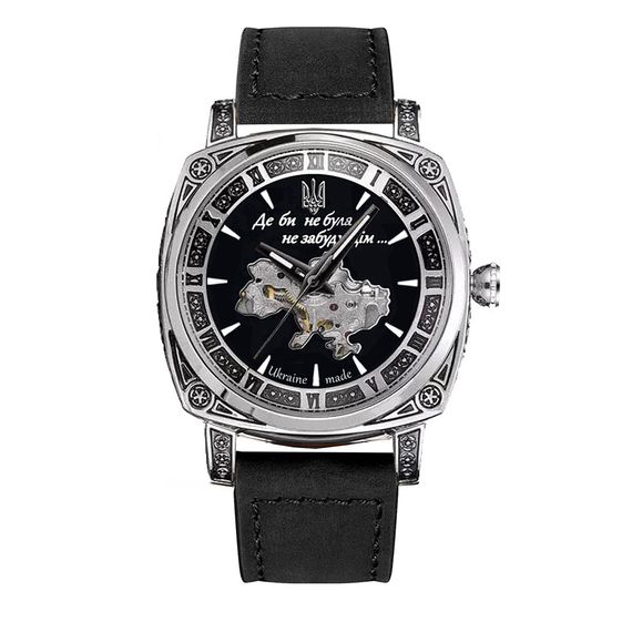 Жіночий годинник Awarder 021 Де би не була Silver-Black-Black