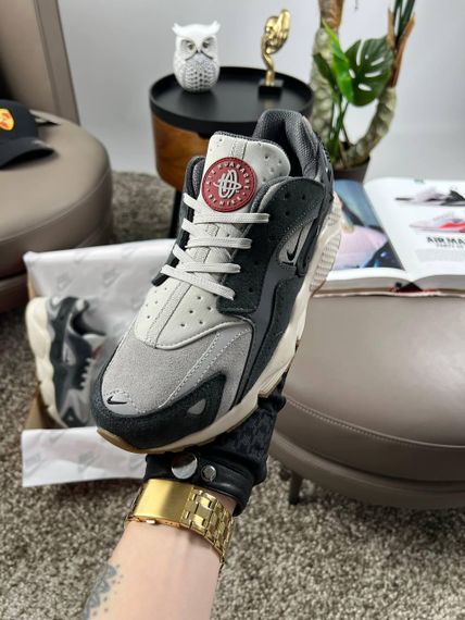 Кросівки Air Huarache Grey Black (шкіра , текстиль) весна / літо / осінь 42 26.5 | Зображення 3