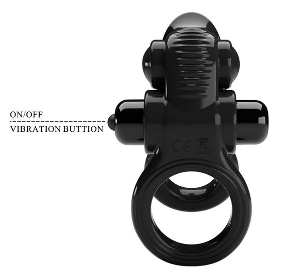 Ерекційне вібро кільце Pretty Love Passionate Ring, BI-210239 Sex Aura | Зображення 7
