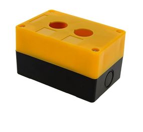 Корпус КП102 для кнопок 2 место желтый Ny95500298