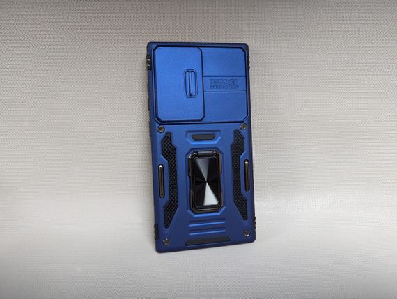 Чохол Samsung S24 Ultra Протиударний Camera Slide Ring NEW синій | Зображення 3