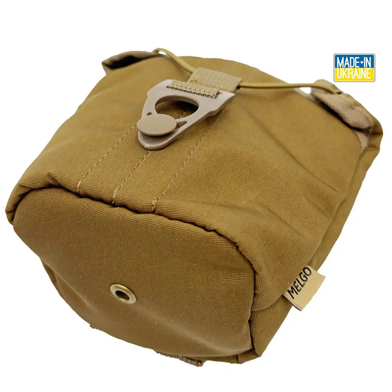 Фляга армійська 1л в чохлі-підсумку Оксфорд 1000 D PU Койот (фляга тактична польова індивідуальна) | Зображення 2