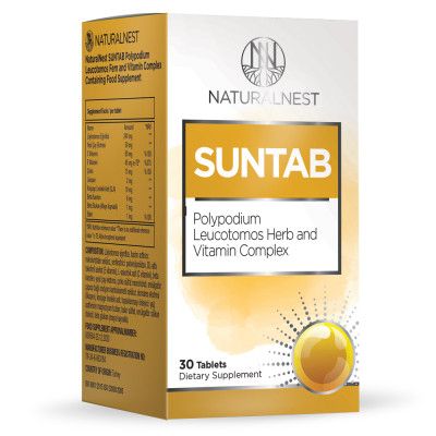 Диетическая добавка NATURALNEST для защиты кожи от солнца Suntab 30 таблеток
