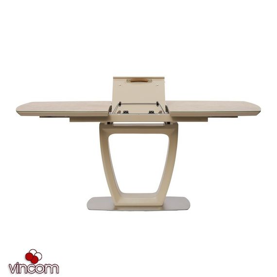 Стол раскладной CONCEPTO RAVENNA SAND СТЕКЛО 120-160 см бежевый СТОЛ РАСКЛАДНОЙ CONCEPTO RAVENNA SAND СТЕКЛО 120-160 СМ БЕЖЕВЫЙ | Зображення 2