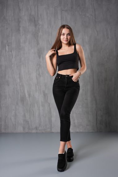 Броги женские Fashion Danzig 3772 36 размер 235 см Черный | Зображення 9