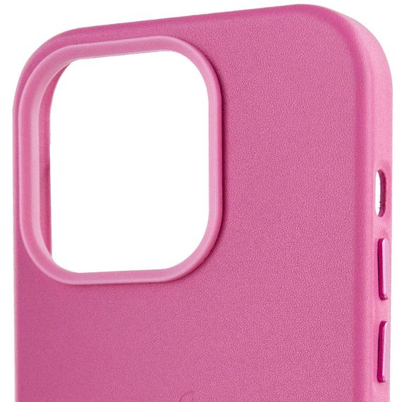 Кожаный чехол Leather Case (AA Plus) with MagSafe для Apple iPhone 13 Pro (6.1") Pollen | Зображення 4