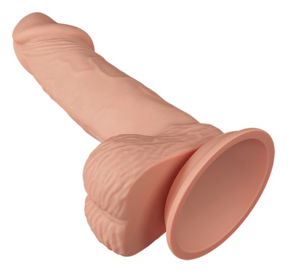 Фаллоимитатор с мошонкой на присоске BAILE - Beautiful Zebulon 7.6", BW-008108NR Sex Aura | Зображення 7