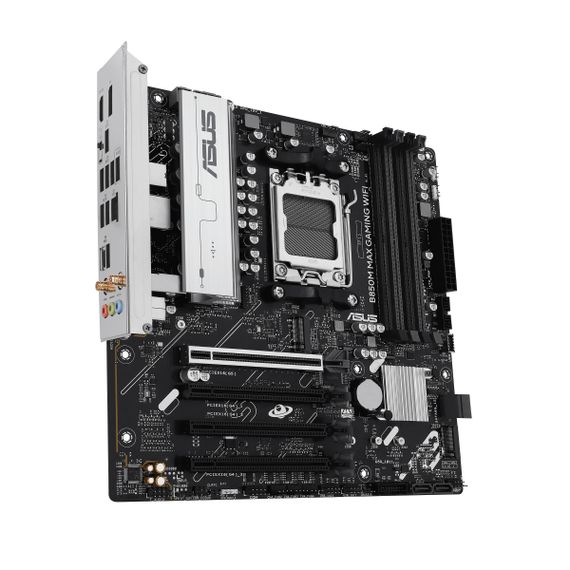 Материнcкая плата ASUS B850M MAX GAMING WIFI sAM5 B850 4xDDR5 M.2 HDMI DP WiFi BT mATX 90MB1LL0-M0EAY0 | Зображення 3