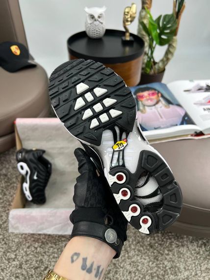 Кросівки Air Max Plus White Black Reflective , текстиль , В'єтнам 39 25 см | Зображення 2