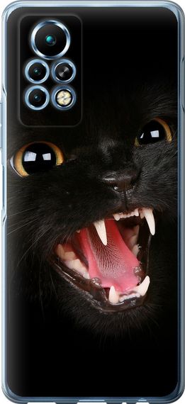 Чехол на Infinix Note 11 Pro Чёрная кошка "932u-2865-17620"