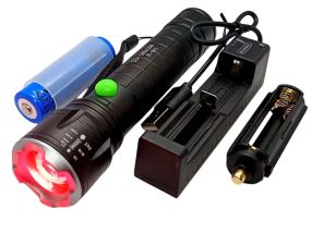 Ліхтар Bailong з червоним світлом. Модель BL-B23