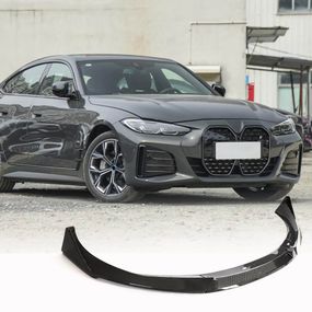 Накладка на передній бампер Lip V1 (для G26 M-Sport, Карбон) для BMW 4 серія G22/23/26 2020- рр