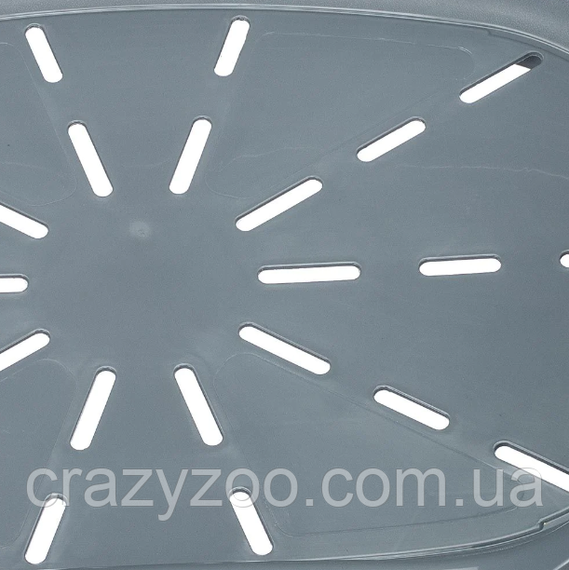 Пластиковий лежак для собак та котів Ferplast Siesta Deluxe 8 сірий 82х59.5х25 см 70208947 | Зображення 4