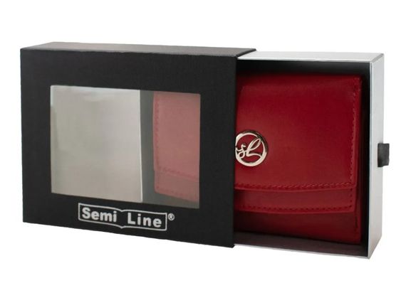 Гаманець жіночий шкіряний Semi Line RFID Red (P8274-2) (DAS303166) | Зображення 1