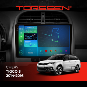 Штатна магнітола Torssen 2K Chery Tiggo 3 14-16 F106128 4G Carplay DSP