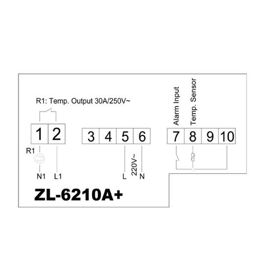 Терморегулятор LILYTECH ZL-6210A+ (30А) | Зображення 4