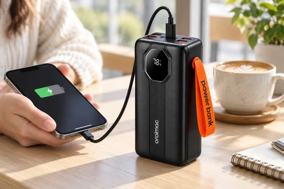 Power Bank Aroimac VP318 30000 mAh Black | Зображення 1
