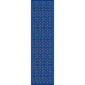 Доріжка на стіл (ранер) Мозаїка з квітів 150x40 см (DR_25F009)