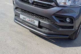 Передняя защита Texas (76мм, черный) для SsangYong Musso ІІ 2018- гг