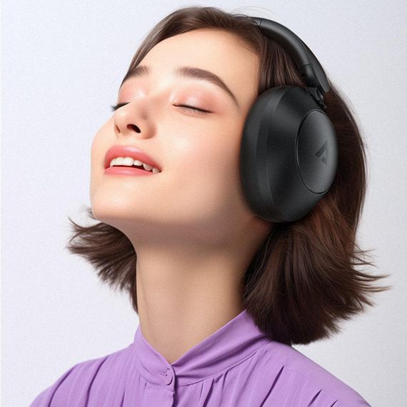 Бездротові навушники ACEFAST H3 active noise canceling wireless headset Black | Зображення 6