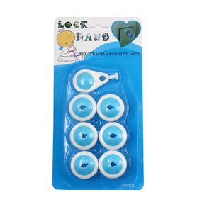 Заглушки на розетки для безпеки та захисту для дітей, набір 6шт з ключем. Безпечний дім без зайвих турбот, захист від дітей